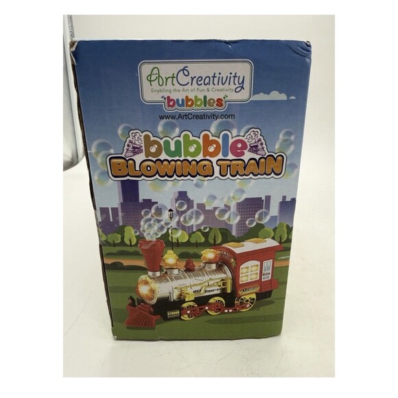 ArtCreativity Toy Train Bubble Machine Bump & Go Lights & Sounds Blower Maker - Picture 4 of 13